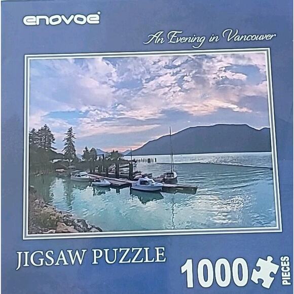 Enovoe – An Evening in Vancouver 1000-Piece Puzzle – EUC - Picture 1 of 5